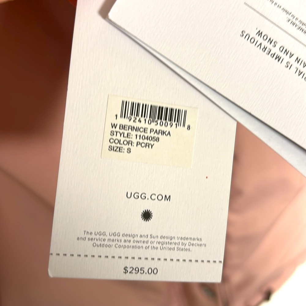 NWT • UGG • Bernice Parka • - Picture 3 of 8